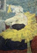 Henri  Toulouse-Lautrec The Clowness Cha-u-Kao oil painting